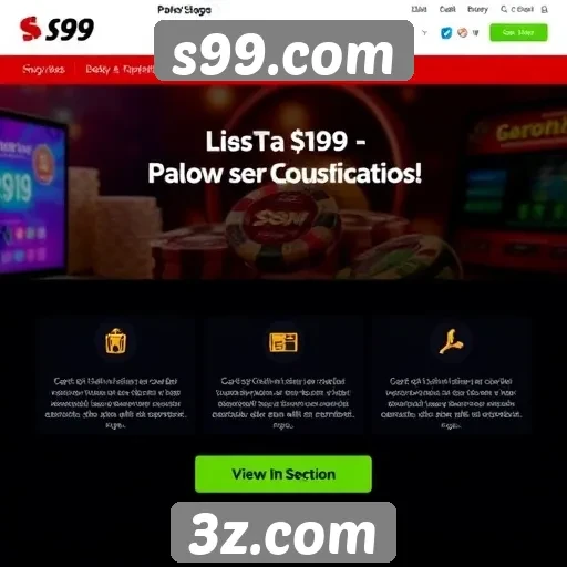 Análise das funcionalidades do s99.com